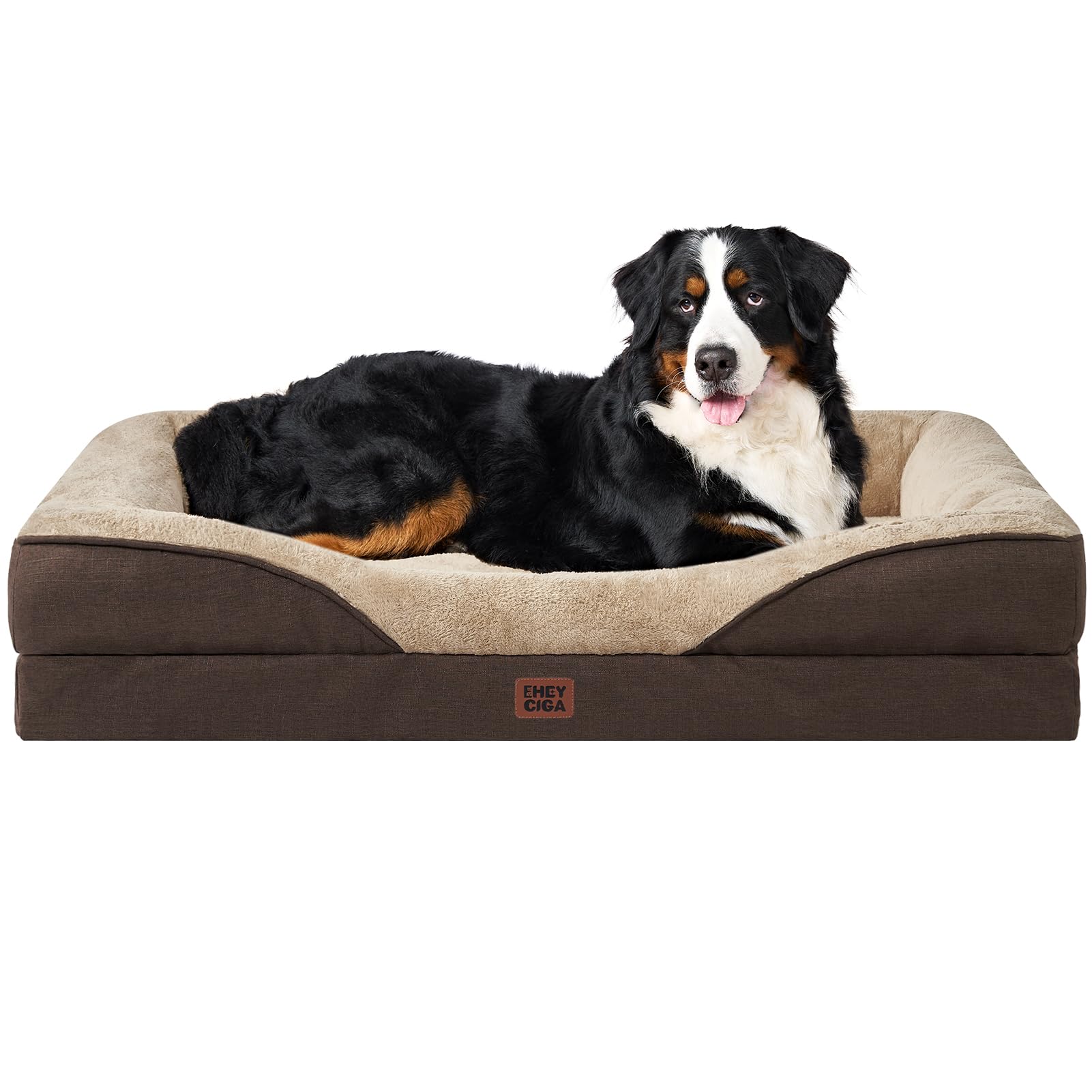 Foto 2 pulgar | Cama Para Perros Eheyciga De Espuma Viscoelástica Xxl Para Perros Extragrandes, Color Marrón - Venta Internacional.