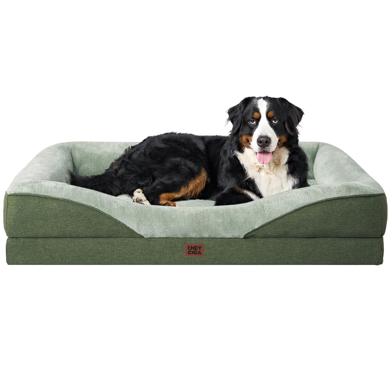 Foto 2 pulgar | Cama Para Perros Eheyciga De Espuma Viscoelástica Xxl Para Perros Extragrandes, Color Verde - Venta Internacional.