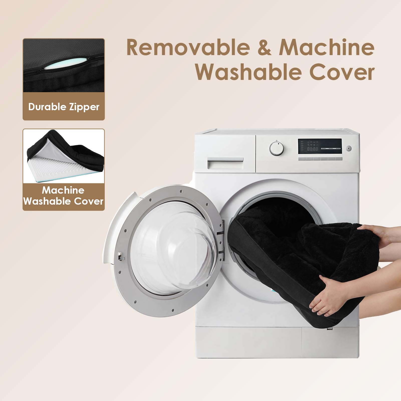 Foto 7 pulgar | Cama Para Perros Eheyciga De Espuma Viscoelástica Para Tamaño Mediano Con Resistencia Al Agua - Venta Internacional.
