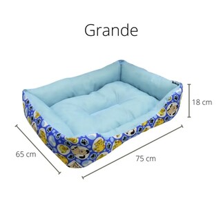 Foto 2 | Cama Grande Cama Belug, Azul 18 Cm X 75 Cm X 65 Cm