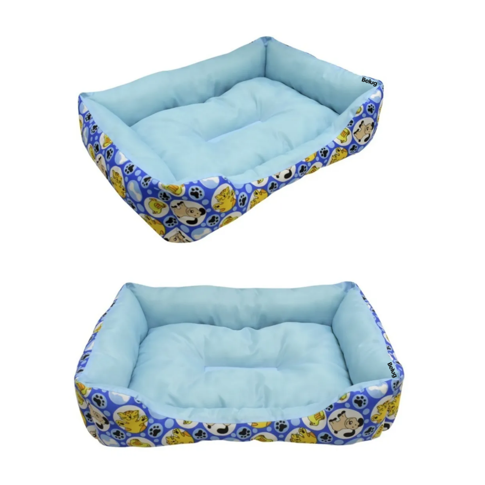 Foto 5 pulgar | Cama Grande Cama Belug,  Azul 18 Cm X 75 Cm X 65 Cm
