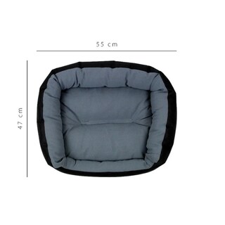 Foto 3 | Cama Chica Resistente Lab.g, Negra / Gris