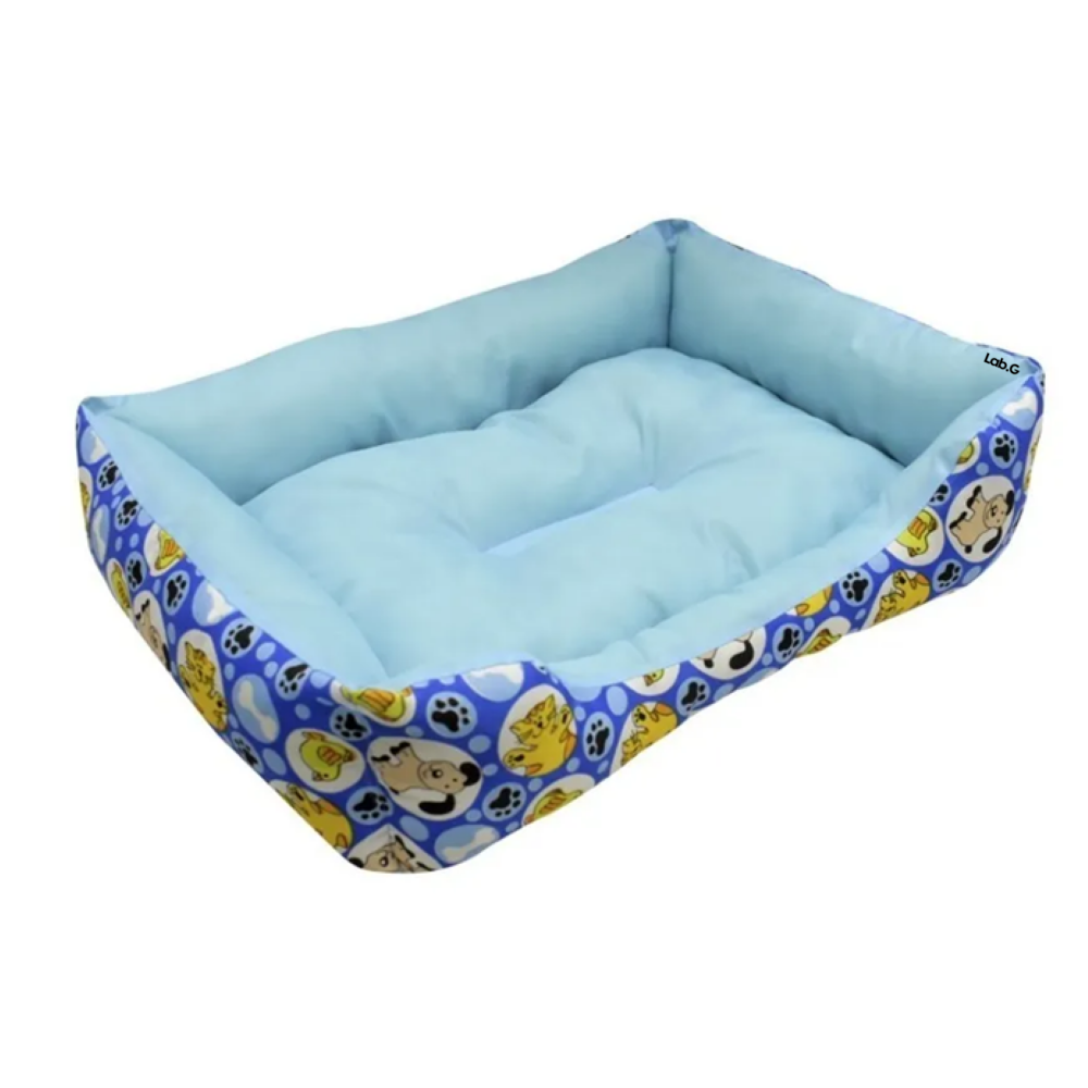 Foto 2 pulgar | Cama Grande Cama Lab.g,  Azul 18 Cm X 75 Cm X 65 Cm