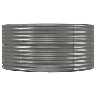 Foto 5 | Cama Elevada Para Jardín Vidaxl Duradera De Acero Con Recubrimiento En Polvo Color Gris - Venta Internacional.