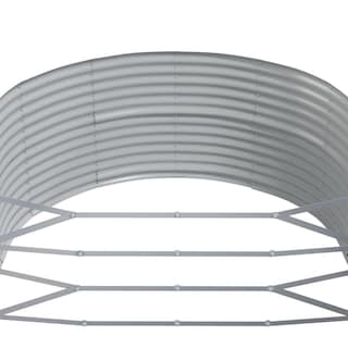 Foto 6 | Cama Elevada Para Jardín Vidaxl Duradera De Acero Con Recubrimiento En Polvo Color Gris - Venta Internacional.