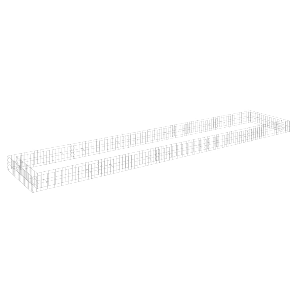 Foto 2 pulgar | Cama Elevada Gabion Vidaxl De Acero Galvanizado 200x100x20 Cm - Venta Internacional.