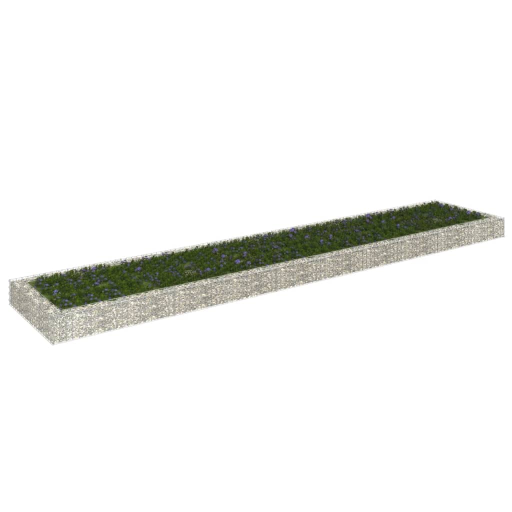 Foto 3 pulgar | Cama Elevada Gabion Vidaxl De Acero Galvanizado 200x100x20 Cm - Venta Internacional.