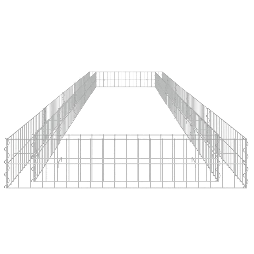 Foto 6 pulgar | Cama Elevada Gabion Vidaxl De Acero Galvanizado 200x100x20 Cm - Venta Internacional.