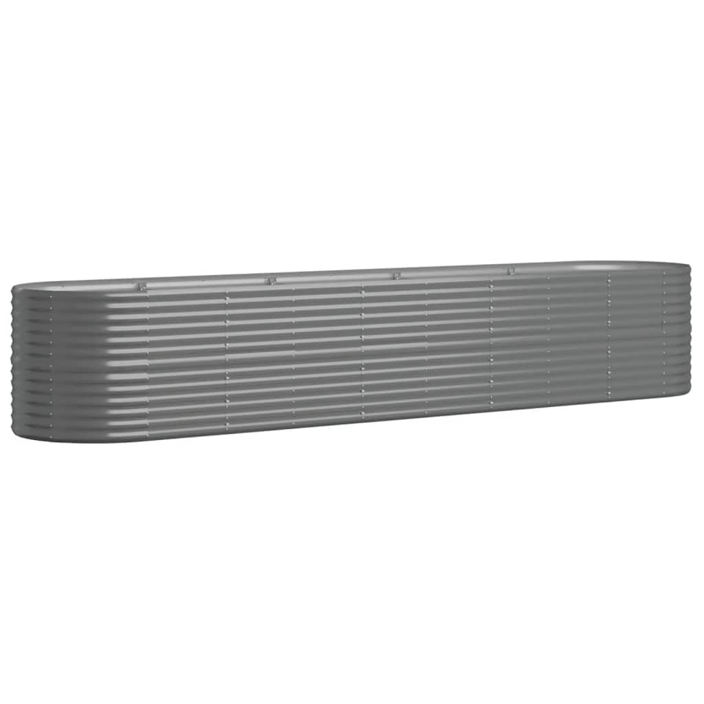 Foto 2 pulgar | Cama Elevada De Jardín Vidaxl  Marco De Acero Robusto  368 X 80 X 68 Cm  Gris - Venta Internacional.