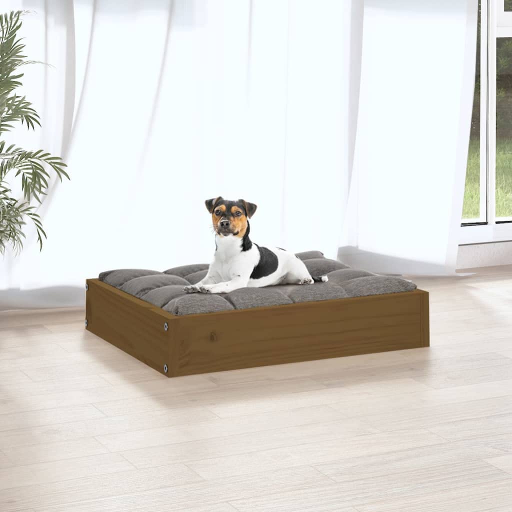 Foto 6 pulgar | Cama Para Perros Vidaxl De Madera Maciza De Pino Cómoda  Color Marrón Miel - Venta Internacional.