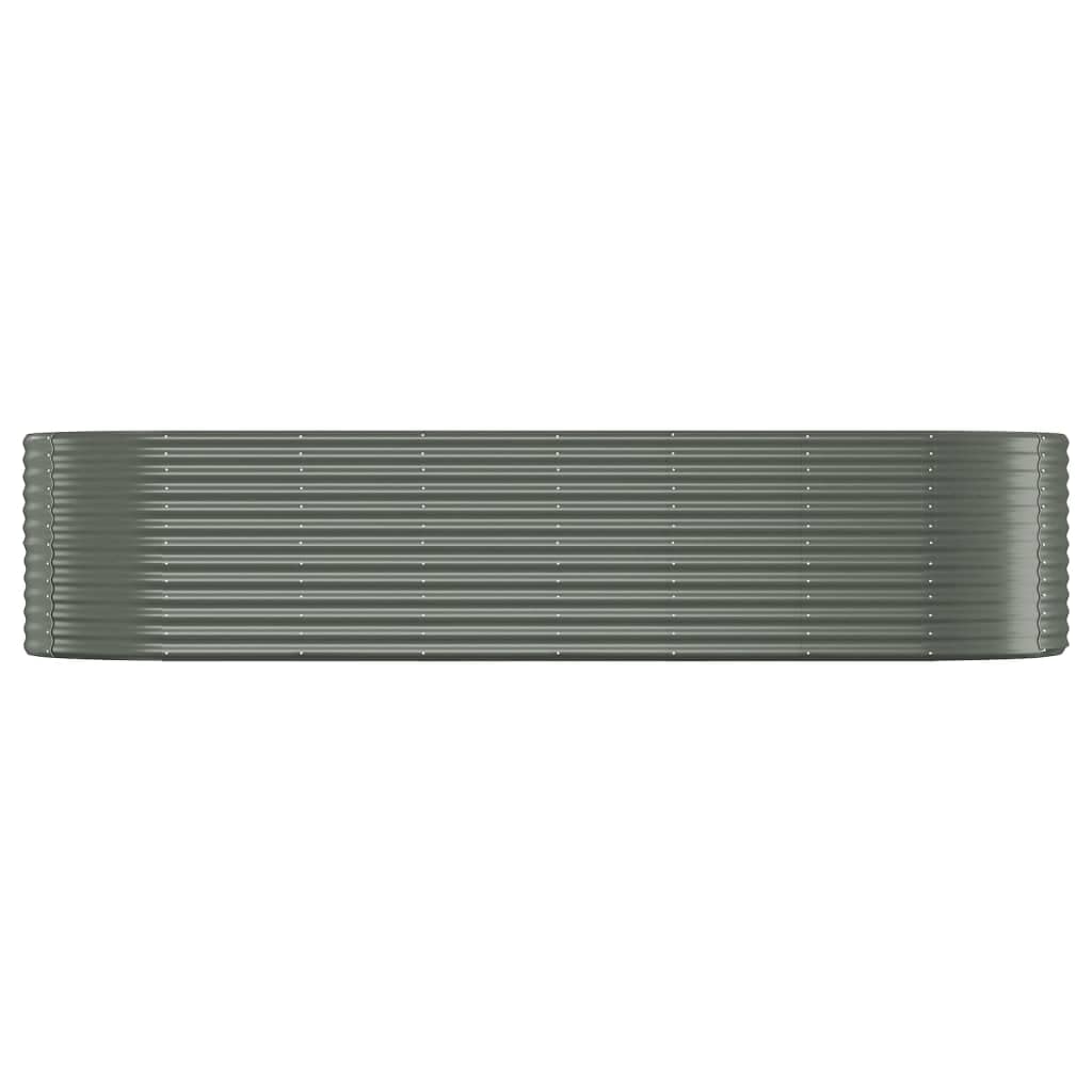 Foto 5 pulgar | Cama De Jardín Elevada Vidaxl De Acero Con Recubrimiento En Polvo  Tamaño Grande  Gris - Venta Internacional.