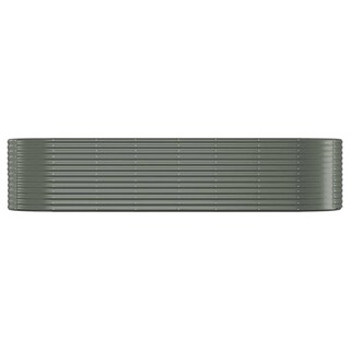 Foto 4 | Cama De Jardín Elevada Vidaxl De Acero Con Recubrimiento En Polvo Tamaño Grande Gris - Venta Internacional.