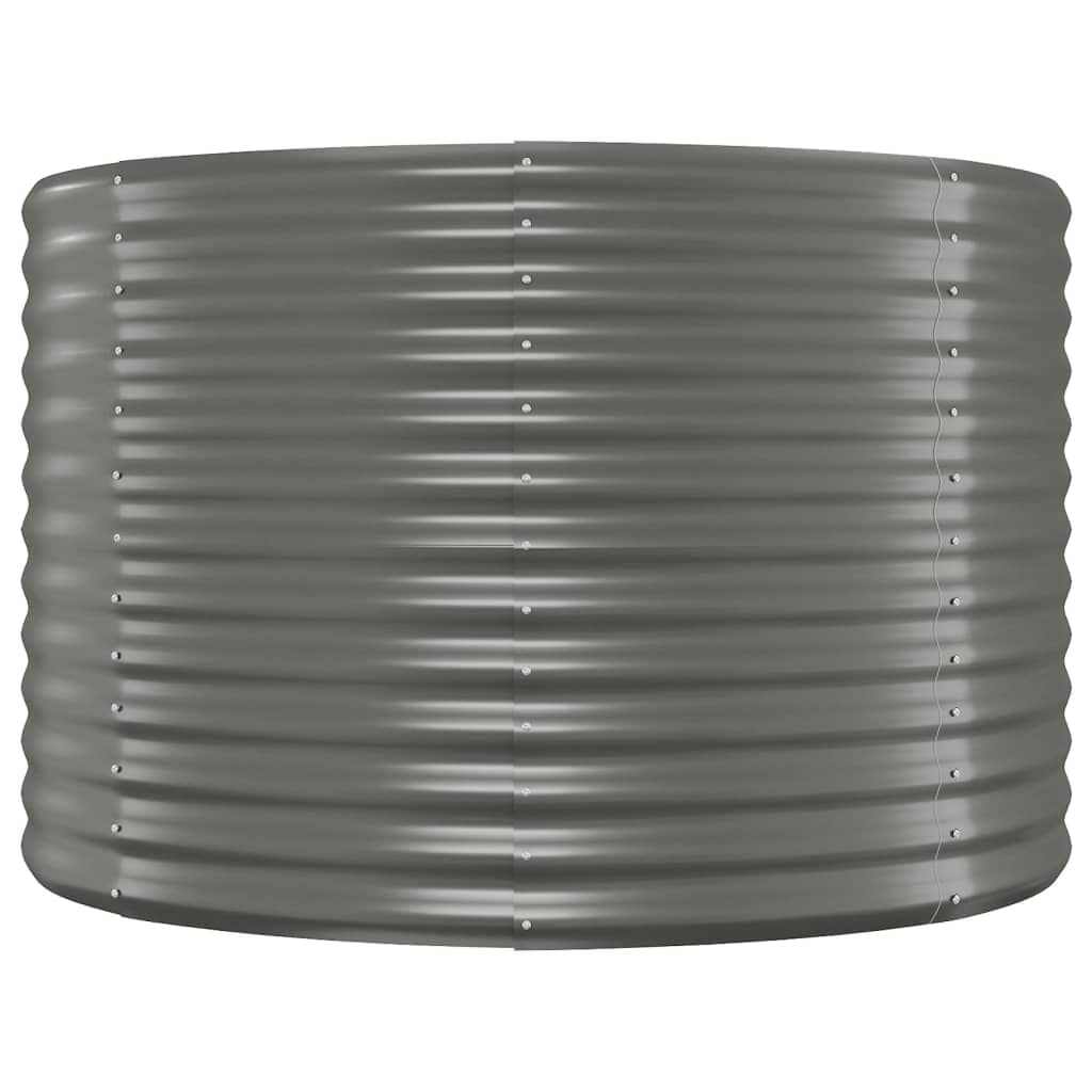 Foto 6 pulgar | Cama De Jardín Elevada Vidaxl De Acero Con Recubrimiento En Polvo  Tamaño Grande  Gris - Venta Internacional.