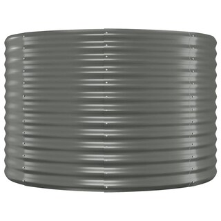 Foto 5 | Cama De Jardín Elevada Vidaxl De Acero Con Recubrimiento En Polvo Tamaño Grande Gris - Venta Internacional.