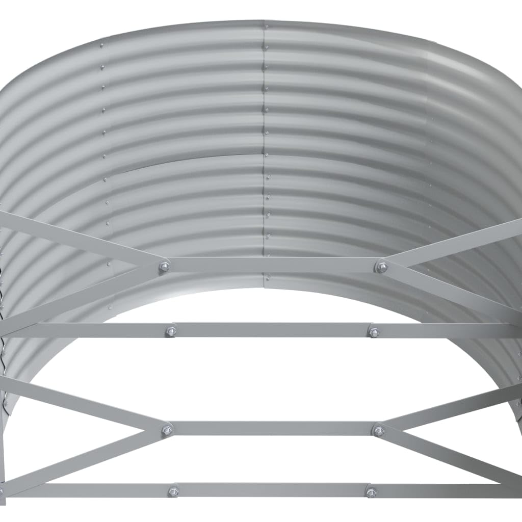 Foto 7 pulgar | Cama De Jardín Elevada Vidaxl De Acero Con Recubrimiento En Polvo  Tamaño Grande  Gris - Venta Internacional.