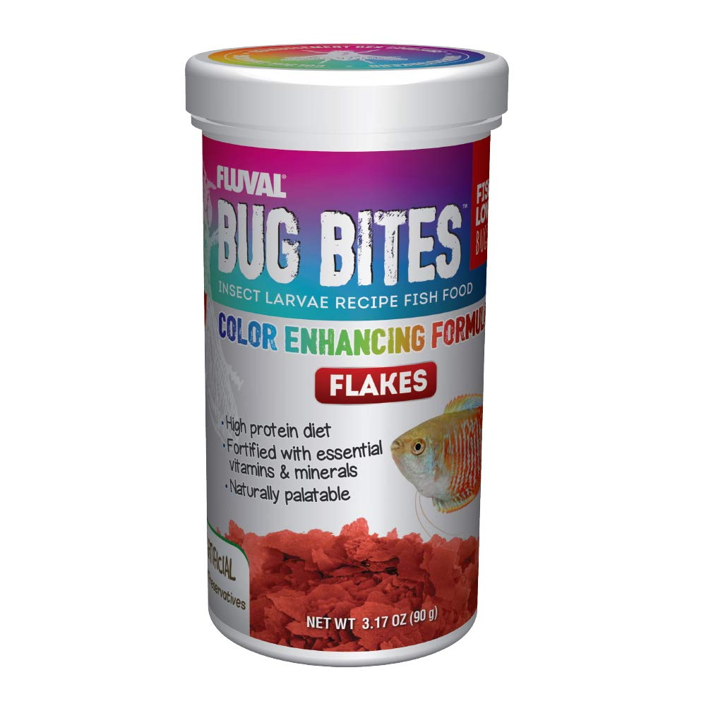 Foto 2 pulgar | Alimento Para Peces Fluval Bug Bites  Hojuelas Que Realzan El Color  90 Ml  A7348 - Venta Internacional.