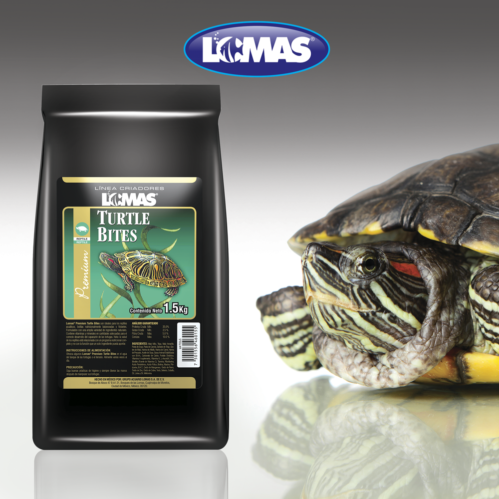 Foto 2 | Alimento para Tortugas Turtle Bite Lomas WAT015 1.5 Kilos