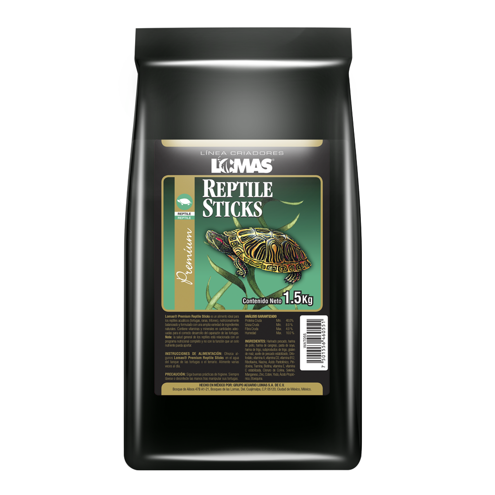 Foto 1 | Alimento para Tortugas Reptile Sticks Lomas WAT055 1.5 Kilos