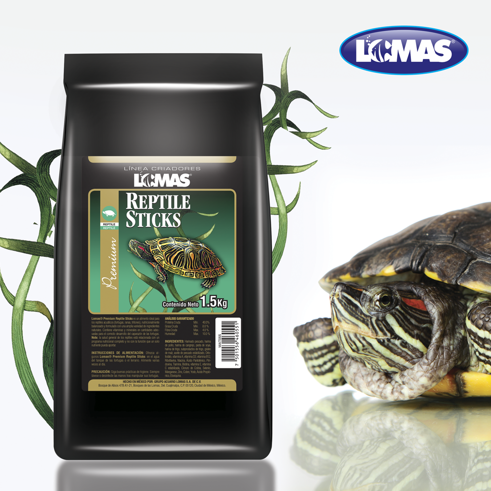 Foto 3 pulgar | Alimento para Tortugas Reptile Sticks Lomas WAT055 1.5 Kilos