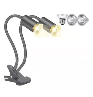 Foto 1 | Focos Calor Lámpara Para Tortuga/reptil Uva Uvb 3 Bombillas Eo Safe Imports Esi-18555 Gris