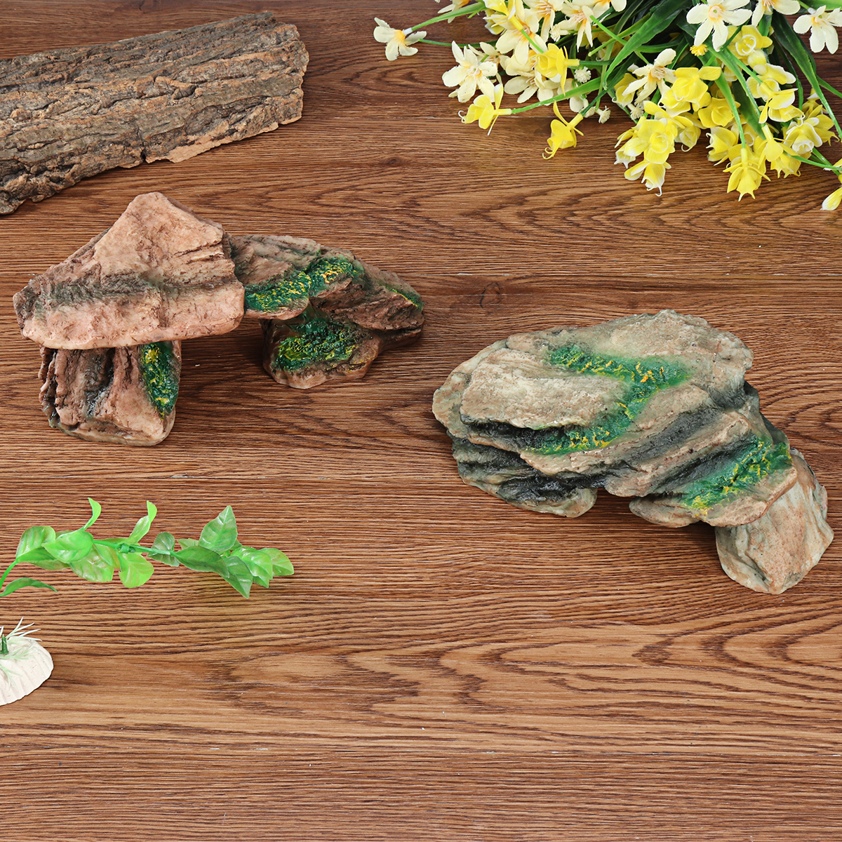 Foto 4 pulgar | Plataforma Con Forma De Tortuga Peregrina Para Acuario, Pecera Y Reptil B - Venta Internacional.