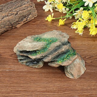 Foto 5 | Plataforma Con Forma De Tortuga Peregrina Para Acuario, Pecera Y Reptil B - Venta Internacional.