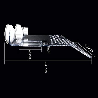 Foto 2 | Plataforma Turtle Basking Ourjob Transparente Para Turtle Tank - Venta Internacional.