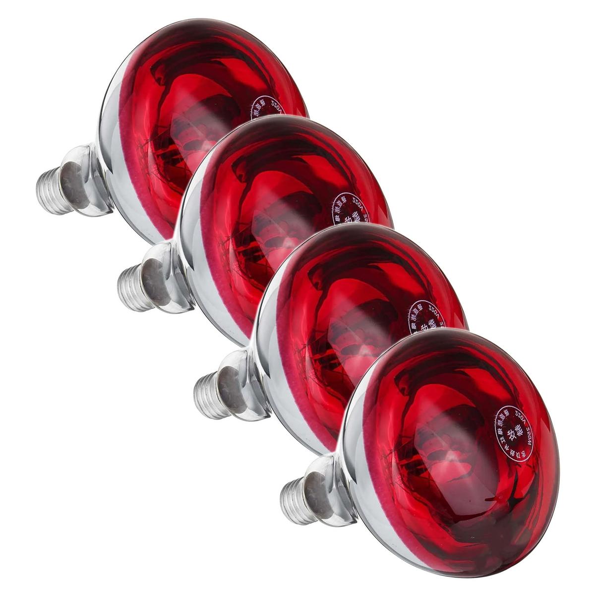 Foto 2 pulgar | Bombillas de Calefacción VentDepot Mxnfr-004 Luz Roja 4 Piezas
