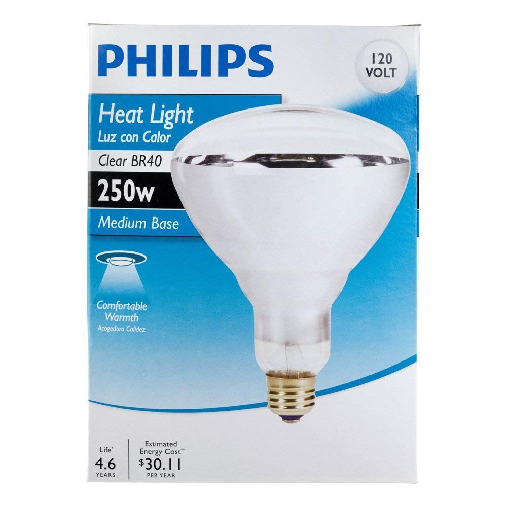 Foto 3 pulgar | Bombilla Térmica Philips Br40 De 250 W, Transparente, Paquete De 4 Unidades - Venta Internacional.