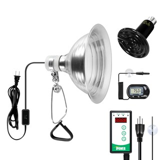 Foto 1 | Bombilla De Calor, Lámpara De Pinza Y Termostato Para Reptil Simple Deluxe - Venta Internacional.