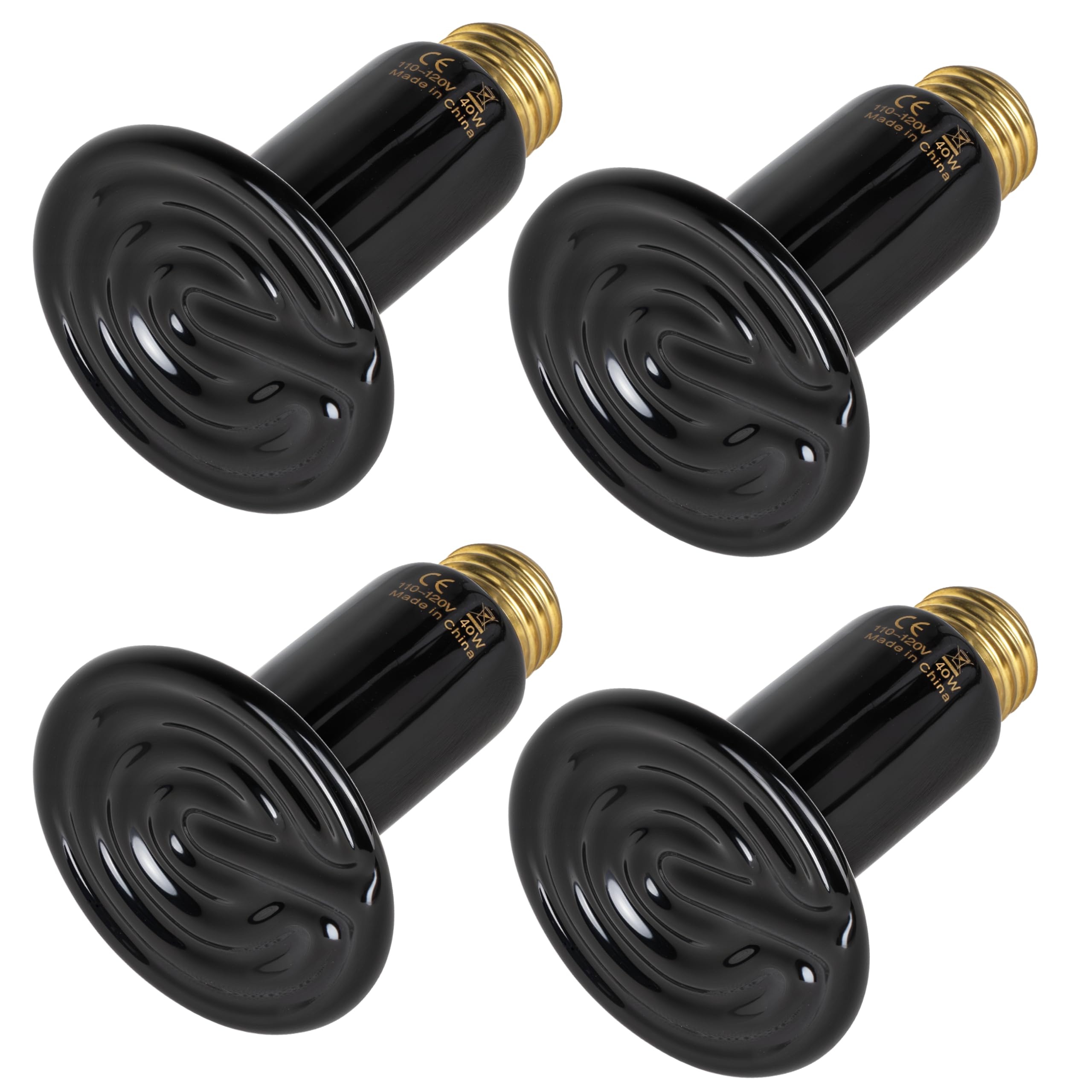 Foto 2 pulgar | Lámpara De Calor Cerámica Con Emisor De Calor Para Reptiles, 40 W, Simple Deluxe, Paquete De 4 - Venta Internacional.