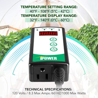 Foto 5 | Juego De Bombillas De Calor Simple Deluxe De 150 W Para Reptiles Con Lámpara Y Termo - Venta Internacional.
