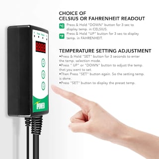 Foto 7 | Juego De Bombillas De Calor Simple Deluxe De 150 W Para Reptiles Con Lámpara Y Termo - Venta Internacional.