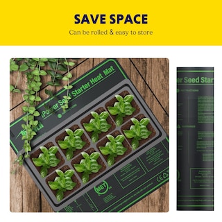 Foto 6 | Alfombrilla Térmica Seedling Ipower, Duradera Y Cálida, 20 X 20 Cm, 48 W, Impermeable - Venta Internacional.
