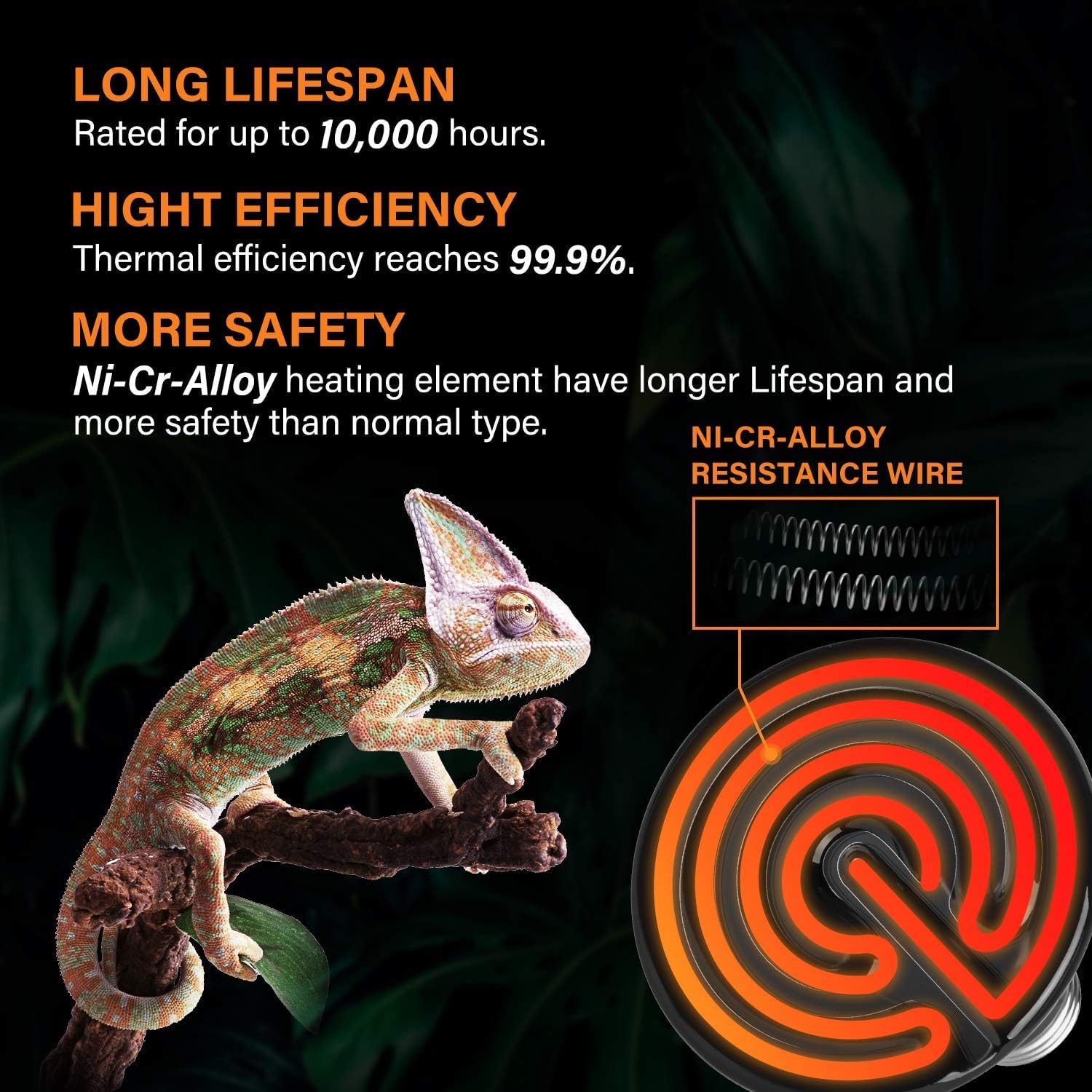 Foto 2 | Lámpara De Cerámica Con Emisor De Calor Para Reptiles, 25 W, Simple Deluxe, Paquete De 2 - Venta Internacional.