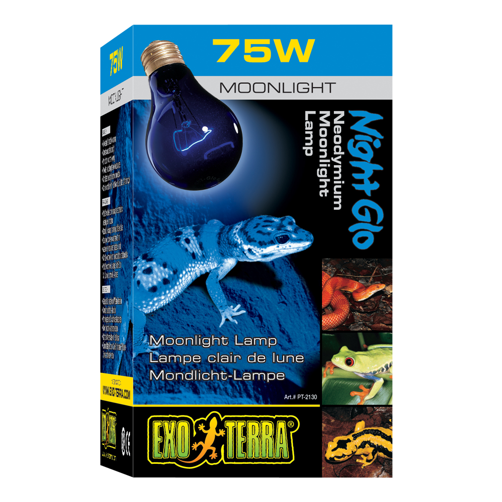 Foto 1 | Hagen Night Gloexoterra Lámpra Foco Incandescente Luz Nocturna Para Terrarios Reptiles Con 75 Watts