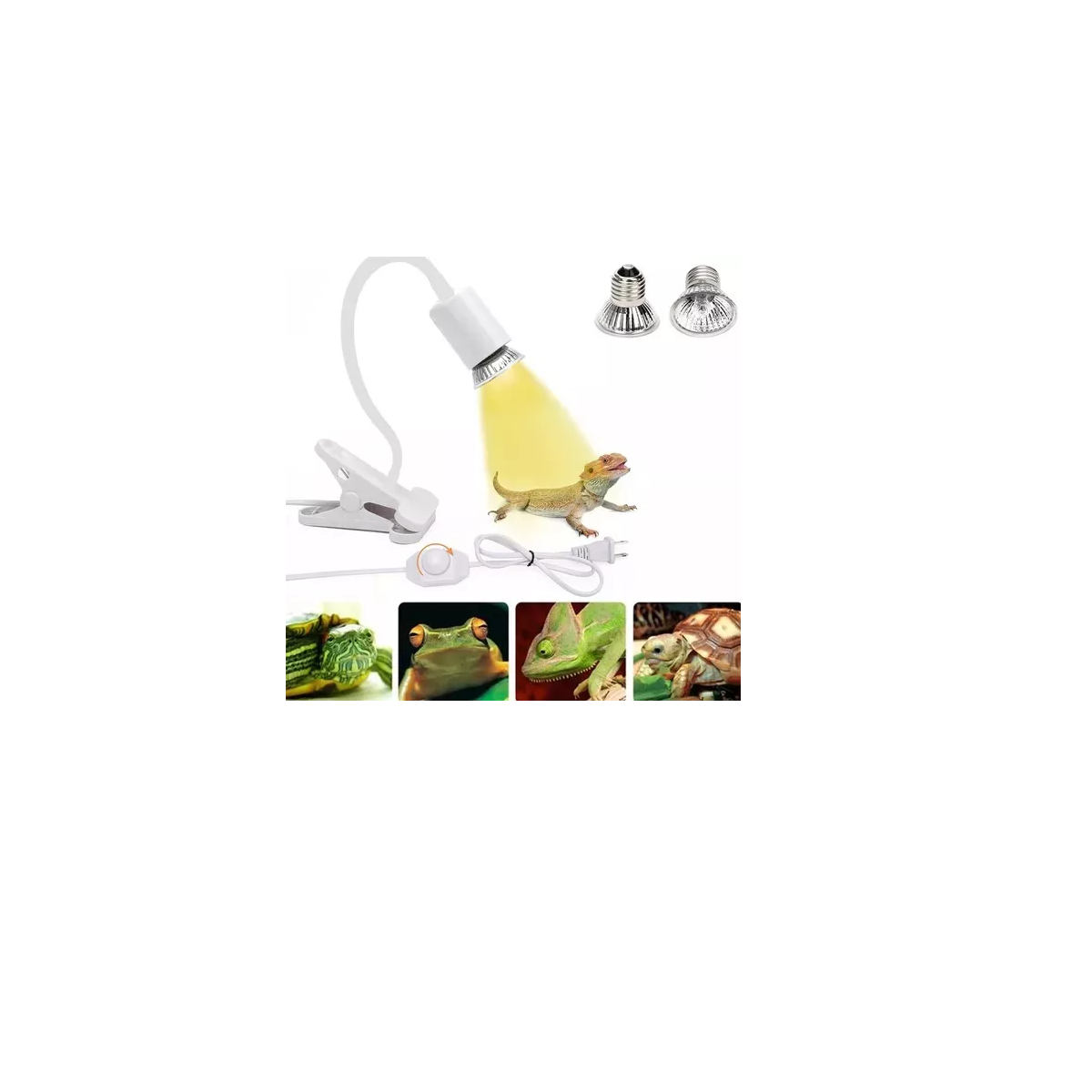 Foto 4 pulgar | Lámparas de Calor Eo Safe Imports Esi-9926 Blanco para Reptiles
