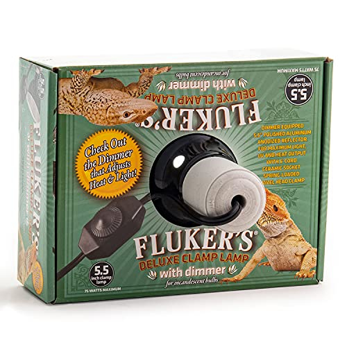 Foto 3 | Lámpara De Pinza Repta-clamp De Fluker Con Interruptor Regulable, Reptil - Venta Internacional.
