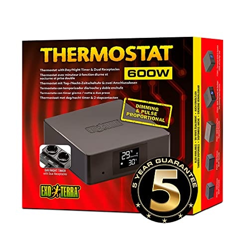 Termostato Exo Terra Para Terrarios De Reptiles Con Temporizador Y Doble  - Venta Internacional. $5,177