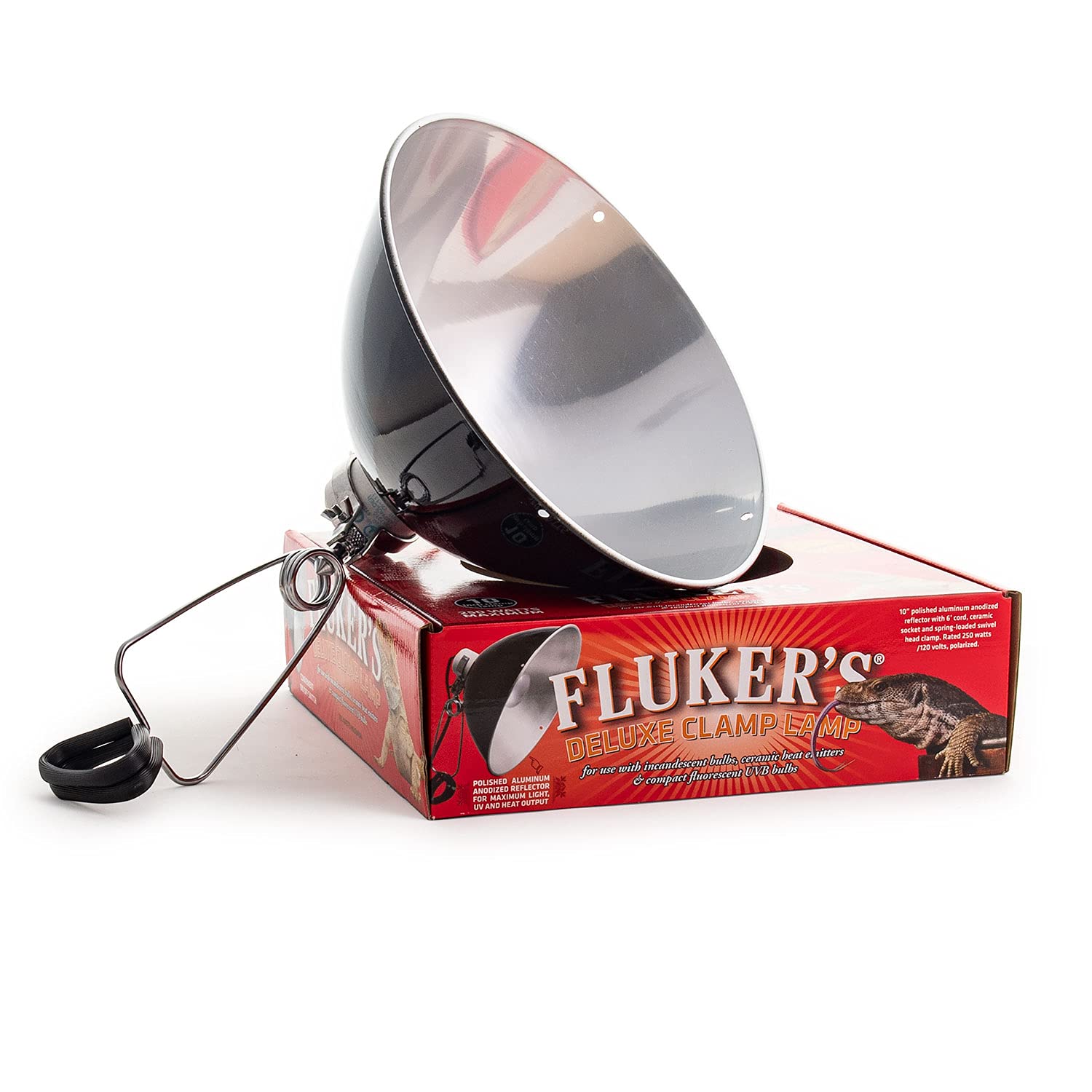 Foto 1 | Lámpara De Sujeción Repta-clamp Heavy Duty De Fluker Para Reptiles, 250 W - Venta Internacional.