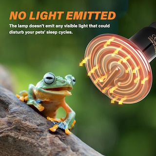Foto 4 | Emisor De Calor Cerámico Simple Deluxe De 150 W Para Reptiles, Paquete De 2 - Venta Internacional.