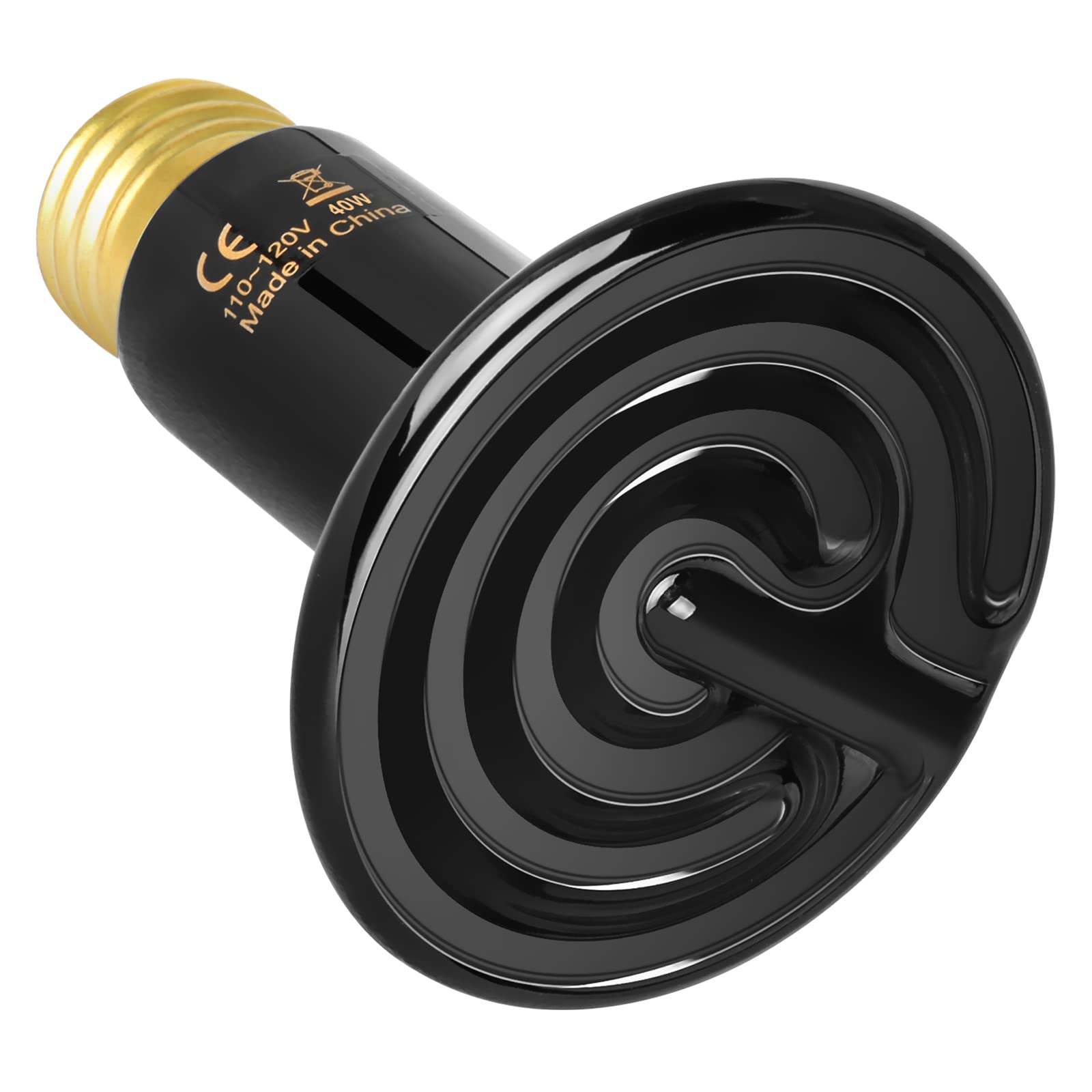 Foto 5 pulgar | Lámpara Térmica Para Reptiles, Sencilla, Lujosa, Cerámica, 40 W, Sin Luz - Venta Internacional.