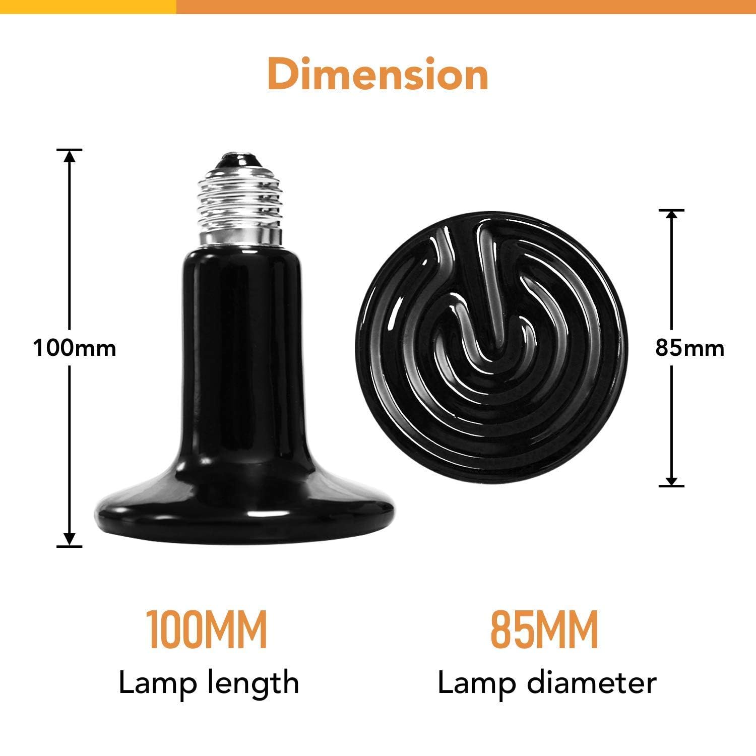 Foto 3 pulgar | Lámpara De Calor Para Reptiles Simple Deluxe, De Cerámica, 150 W, Paquete De 2 Unidades - Venta Internacional.
