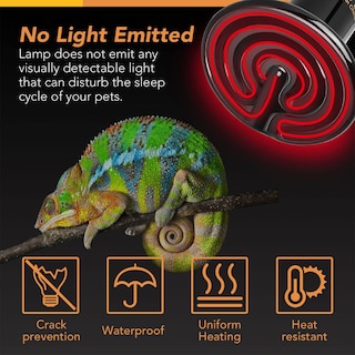 Foto 3 | Lámpara De Calor Para Reptiles, Bombilla De Cerámica, Emisora De Calor Simple De Lujo - Venta Internacional.