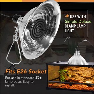Foto 2 | Lámpara De Calor Cerámica Con Emisor De Calor Para Reptiles, 150 W, Simple Deluxe - Venta Internacional.