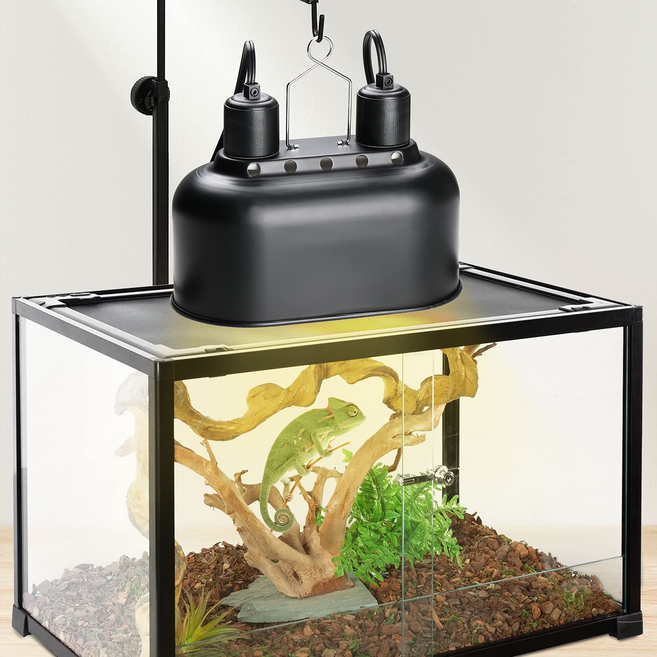 Foto 6 | Lámpara Para Reptiles Simple Deluxe Con Doble Cúpula, 100 W - Venta Internacional.
