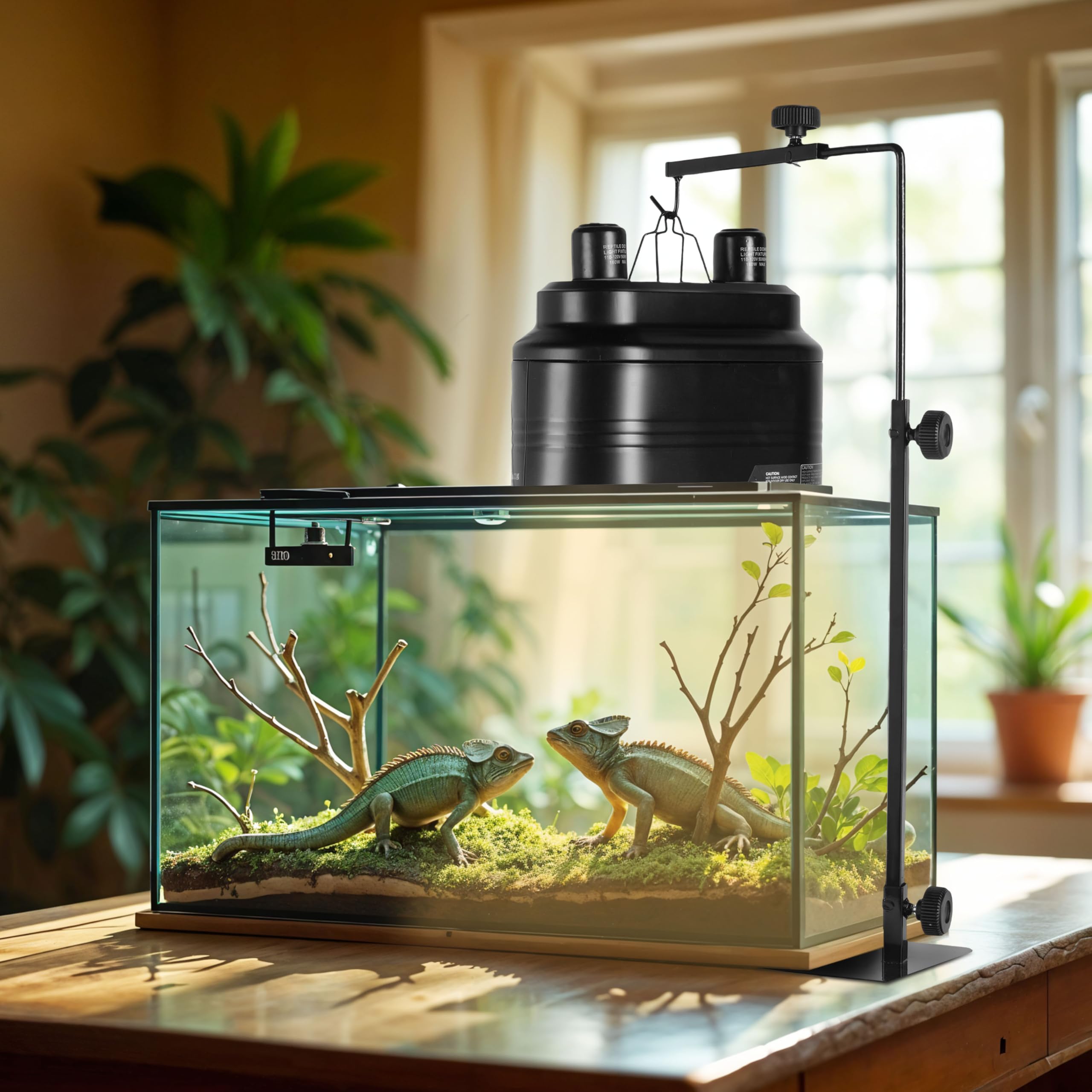 Foto 7 pulgar | Luminaria Para Reptiles Simple Deluxe Dual, 160 W, Para Terrario - Venta Internacional.