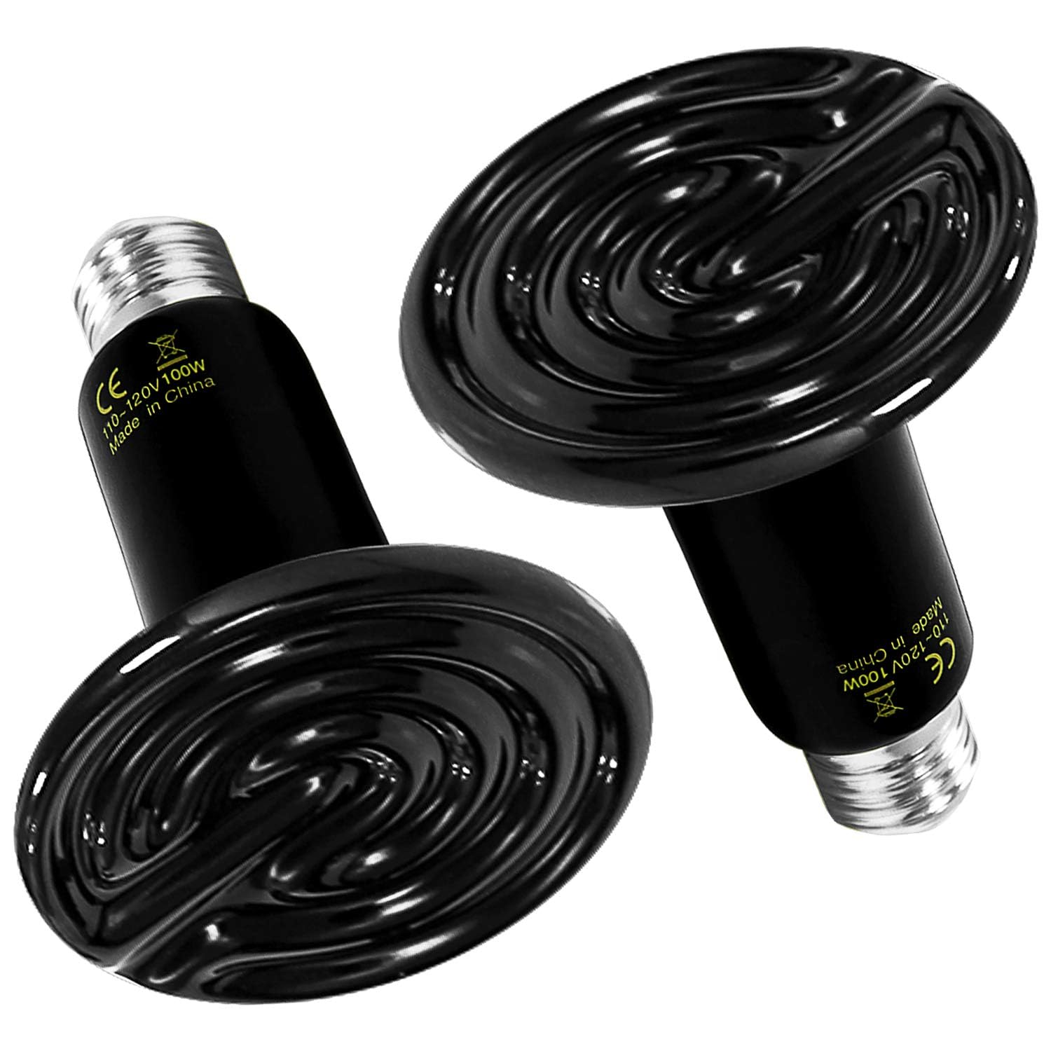 Foto 2 pulgar | Emisor De Calor Cerámico De 100 W, Paquete De 2 Lámparas De Calor Para Reptiles Simple De - Venta Internacional.