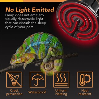 Foto 6 | Lámpara De Calor Para Reptiles Simple Deluxe, 40 W, Con Emisor De Calor De Cerámica, 2 P - Venta Internacional.