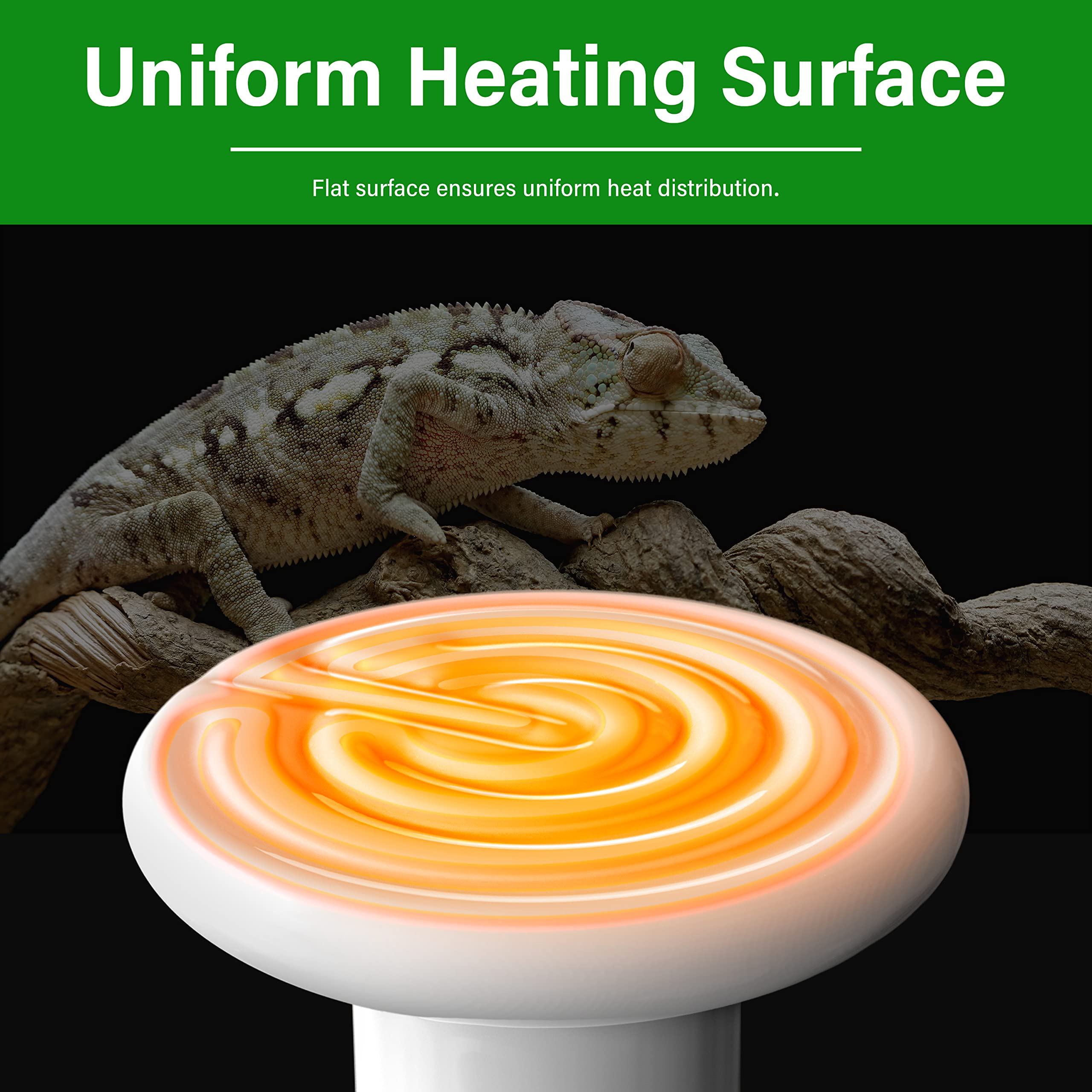 Foto 7 pulgar | Lámpara De Calor Para Reptiles Healsmart  Emisor De Calor De Cerámica  150 W  110 - 120 V - Venta Internacional.
